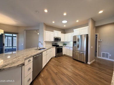 Experience refined desert living on the 13th fairway of Desert on Desert Trails in Arizona - for sale on GolfHomes.com, golf home, golf lot