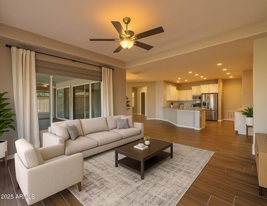 Experience refined desert living on the 13th fairway of Desert on Desert Trails in Arizona - for sale on GolfHomes.com, golf home, golf lot