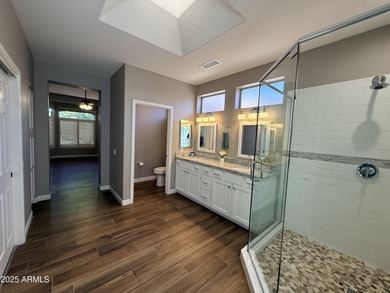 Experience refined desert living on the 13th fairway of Desert on Desert Trails in Arizona - for sale on GolfHomes.com, golf home, golf lot