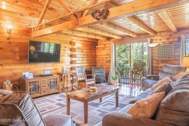 Spectacular log home offering! This immaculate 3-bed, 2.5-bath on Skene Valley Country Club in New York - for sale on GolfHomes.com, golf home, golf lot
