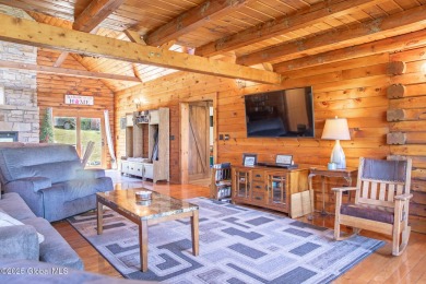 Spectacular log home offering! This immaculate 3-bed, 2.5-bath on Skene Valley Country Club in New York - for sale on GolfHomes.com, golf home, golf lot
