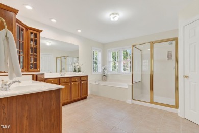 This warm and welcoming home sits in the heart of Wakefield on TPC at Wakefield Plantation in North Carolina - for sale on GolfHomes.com, golf home, golf lot