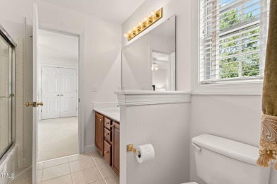 This warm and welcoming home sits in the heart of Wakefield on TPC at Wakefield Plantation in North Carolina - for sale on GolfHomes.com, golf home, golf lot
