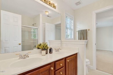 This warm and welcoming home sits in the heart of Wakefield on TPC at Wakefield Plantation in North Carolina - for sale on GolfHomes.com, golf home, golf lot
