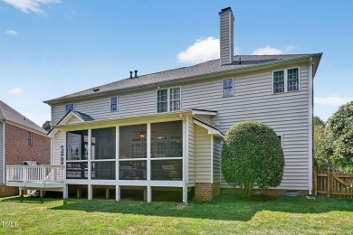 This warm and welcoming home sits in the heart of Wakefield on TPC at Wakefield Plantation in North Carolina - for sale on GolfHomes.com, golf home, golf lot