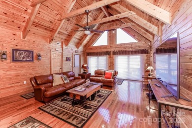 3600 sq ft, 3 bedroom, 3 bath, Southland Log home just 1 mile on Rumbling Bald Resort on Lake Lure in North Carolina - for sale on GolfHomes.com, golf home, golf lot