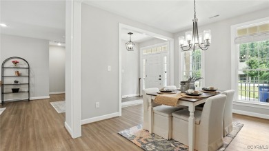 Custom-built ranch home in the sought-after Brickshire golf on Brickshire Golf Club in Virginia - for sale on GolfHomes.com, golf home, golf lot