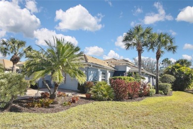 Custom-Built Attached Villa with Golf Course & Preserve views on Pelican Preserve Golf Club in Florida - for sale on GolfHomes.com, golf home, golf lot