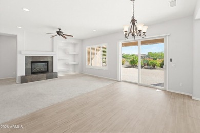 Fabulous Jubilee plan on a premium golf course lot & tucked on a on Copper Canyon Golf Club in Arizona - for sale on GolfHomes.com, golf home, golf lot