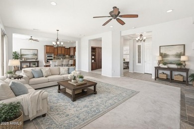 Fabulous Jubilee plan on a premium golf course lot & tucked on a on Copper Canyon Golf Club in Arizona - for sale on GolfHomes.com, golf home, golf lot