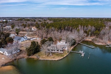 Nestled at the end of a quiet street on Indian Creek, with on Indian Creek Yacht and Country Club in Virginia - for sale on GolfHomes.com, golf home, golf lot