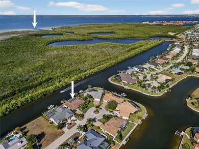PRIME WATERFRONT LOCATION IN PUNTA GORDA ISLES! DEEP WATER on Saint Andrews South Golf Club in Florida - for sale on GolfHomes.com, golf home, golf lot