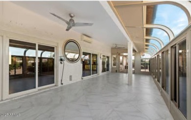 Welcome to this stunning 2-bedroom + den home perfectly on Sunland Springs Golf Course  in Arizona - for sale on GolfHomes.com, golf home, golf lot