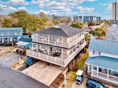CUSTOM BUILT OCEAN VIEW KEY WEST BEACH HOUSE WITH WRAPAROUND on Prestwick Country Club in South Carolina - for sale on GolfHomes.com, golf home, golf lot
