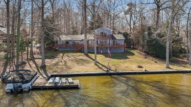 Magnificent Waterfront Home with Panoramic Lake Views! Enjoy on River Golf and County Club at Lake Royale in North Carolina - for sale on GolfHomes.com, golf home, golf lot