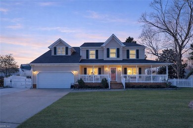 Beautifully updated 2-story residence tucked away at the end of on Sleepy Hole in Virginia - for sale on GolfHomes.com, golf home, golf lot
