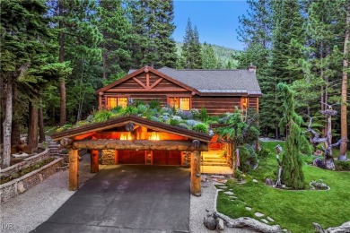 Tucked at the end of a forested cul-de-sac, this award-winning on Incline Village Golf Course in Nevada - for sale on GolfHomes.com, golf home, golf lot
