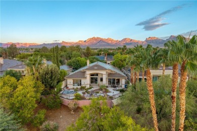 Discover refined living inside the gated Canyon Ridge community on TPC Las Vegas in Nevada - for sale on GolfHomes.com, golf home, golf lot