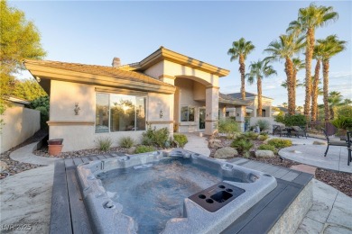 Discover refined living inside the gated Canyon Ridge community on TPC Las Vegas in Nevada - for sale on GolfHomes.com, golf home, golf lot