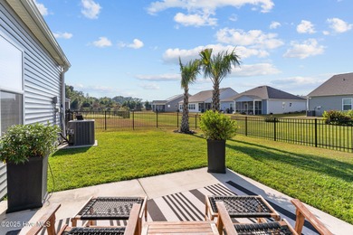 Contemporary coastal elegance defines this nearly new Eagle Run on Crow Creek Golf Club in North Carolina - for sale on GolfHomes.com, golf home, golf lot