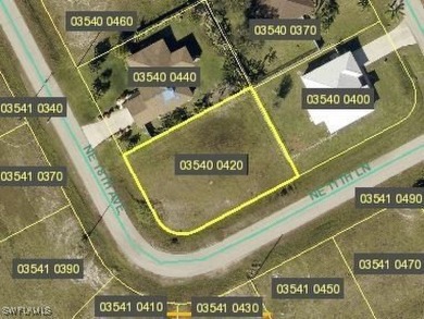 Build your dream property on this prime lot in beautiful Cape on Del Tura Golf and Country Club in Florida - for sale on GolfHomes.com, golf home, golf lot