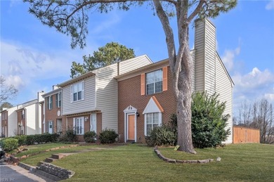 Welcome home to this charming 2-bedroom, 1.5-bath end-unit on Greenbrier Country Club in Virginia - for sale on GolfHomes.com, golf home, golf lot