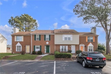 Welcome home to this charming 2-bedroom, 1.5-bath end-unit on Greenbrier Country Club in Virginia - for sale on GolfHomes.com, golf home, golf lot