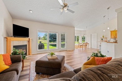 This lovely single level home in a gated community offers easy on Ridgecrest Golf Course in Idaho - for sale on GolfHomes.com, golf home, golf lot