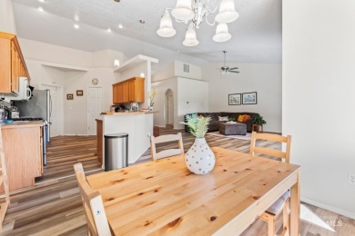 This lovely single level home in a gated community offers easy on Ridgecrest Golf Course in Idaho - for sale on GolfHomes.com, golf home, golf lot