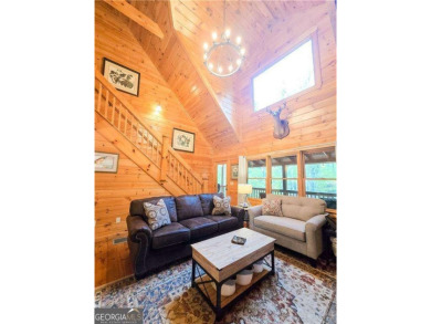 Charming FULLY FURNISHED Cabin on a level Private Wooded Lot! on White Path Golf Club in Georgia - for sale on GolfHomes.com, golf home, golf lot