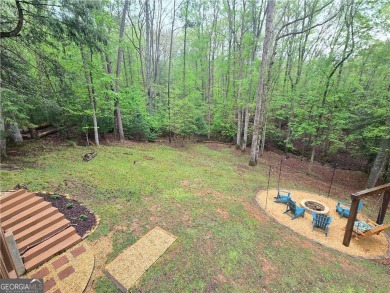 Charming FULLY FURNISHED Cabin on a level Private Wooded Lot! on White Path Golf Club in Georgia - for sale on GolfHomes.com, golf home, golf lot