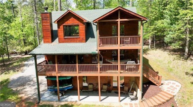 Charming FULLY FURNISHED Cabin on a level Private Wooded Lot! on White Path Golf Club in Georgia - for sale on GolfHomes.com, golf home, golf lot