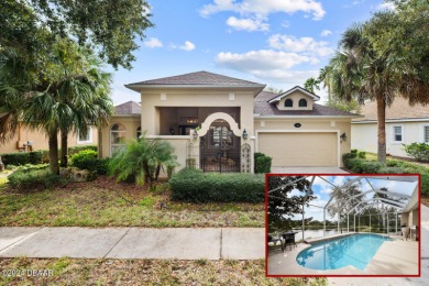 Discover the epitome of serene living in this LAKEFRONT POOL on Grand Haven Golf Club in Florida - for sale on GolfHomes.com, golf home, golf lot