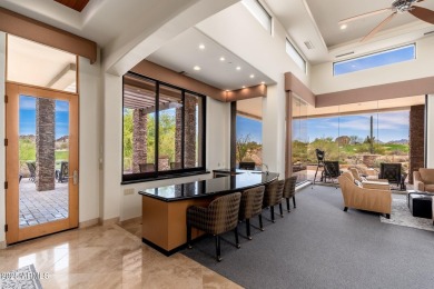 An exceptional desert contemporary estate, this custom-built on Troon North Golf Club  in Arizona - for sale on GolfHomes.com, golf home, golf lot