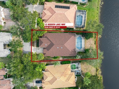 Discover the epitome of serene living in this LAKEFRONT POOL on Grand Haven Golf Club in Florida - for sale on GolfHomes.com, golf home, golf lot
