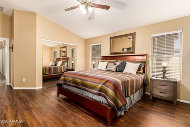 Experience desert living in this single-level home located on a on The Duke At Rancho El Dorado Golf Course in Arizona - for sale on GolfHomes.com, golf home, golf lot