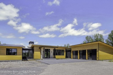This stunning new 4,000 sqft home on 3.8 acres in the Fairway on Jackson Hole Golf and Tennis Club in Wyoming - for sale on GolfHomes.com, golf home, golf lot