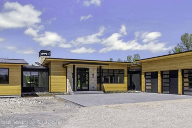 This stunning new 4,000 sqft home on 3.8 acres in the Fairway on Jackson Hole Golf and Tennis Club in Wyoming - for sale on GolfHomes.com, golf home, golf lot