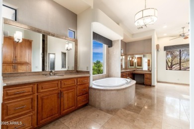 An exceptional desert contemporary estate, this custom-built on Troon North Golf Club  in Arizona - for sale on GolfHomes.com, golf home, golf lot