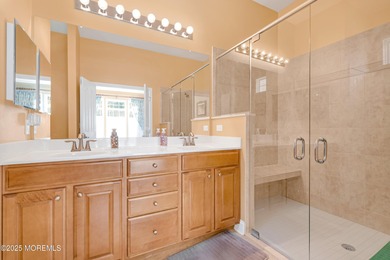 NEWER WARWICK II MODEL WITH PRIVATE WOODED SETTING NEAR GOLF on Greenbriar At Ocean Aire Golf and Country Club in New Jersey - for sale on GolfHomes.com, golf home, golf lot
