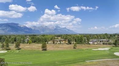 This stunning new 4,000 sqft home on 3.8 acres in the Fairway on Jackson Hole Golf and Tennis Club in Wyoming - for sale on GolfHomes.com, golf home, golf lot