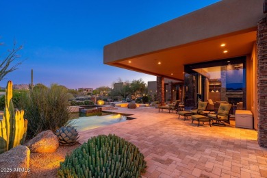 An exceptional desert contemporary estate, this custom-built on Troon North Golf Club  in Arizona - for sale on GolfHomes.com, golf home, golf lot