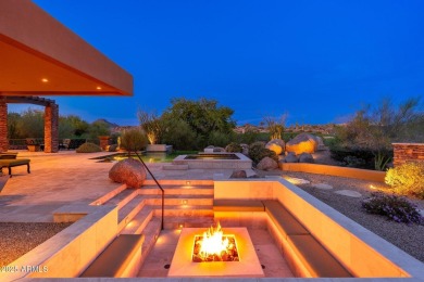 An exceptional desert contemporary estate, this custom-built on Troon North Golf Club  in Arizona - for sale on GolfHomes.com, golf home, golf lot