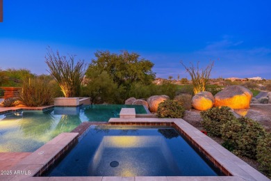 An exceptional desert contemporary estate, this custom-built on Troon North Golf Club  in Arizona - for sale on GolfHomes.com, golf home, golf lot