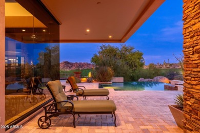 An exceptional desert contemporary estate, this custom-built on Troon North Golf Club  in Arizona - for sale on GolfHomes.com, golf home, golf lot