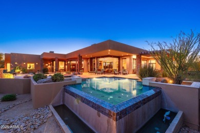 An exceptional desert contemporary estate, this custom-built on Troon North Golf Club  in Arizona - for sale on GolfHomes.com, golf home, golf lot