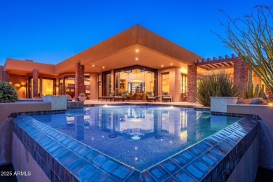 An exceptional desert contemporary estate, this custom-built on Troon North Golf Club  in Arizona - for sale on GolfHomes.com, golf home, golf lot