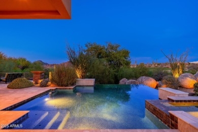 An exceptional desert contemporary estate, this custom-built on Troon North Golf Club  in Arizona - for sale on GolfHomes.com, golf home, golf lot