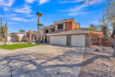 Mediterranean Villa in Exclusive Arrowhead Ranch Golf & Lake on The Legend at Arrowhead in Arizona - for sale on GolfHomes.com, golf home, golf lot