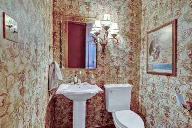 This stunning Italian villa showcases remarkable architecture on Trophy Club of Dallas in Texas - for sale on GolfHomes.com, golf home, golf lot